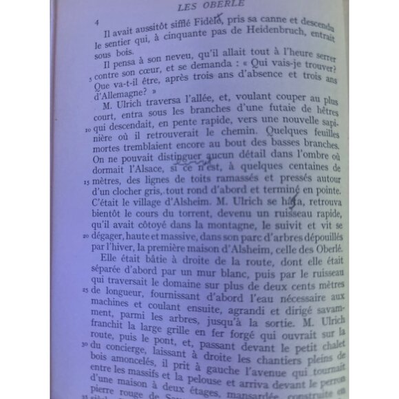 Les Oberlé René Bazin Fourth Printing Hardcover 1930 Doran Collection Literature - Picture 7 of 13